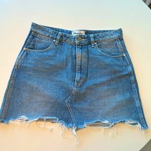 Wrangler mini denim skirt